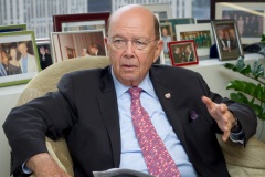 Wilber L. Ross @ his office, NYC, 2012.